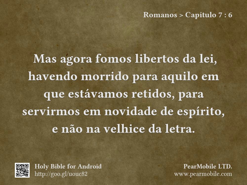 Romanos, Capítulo 7:6